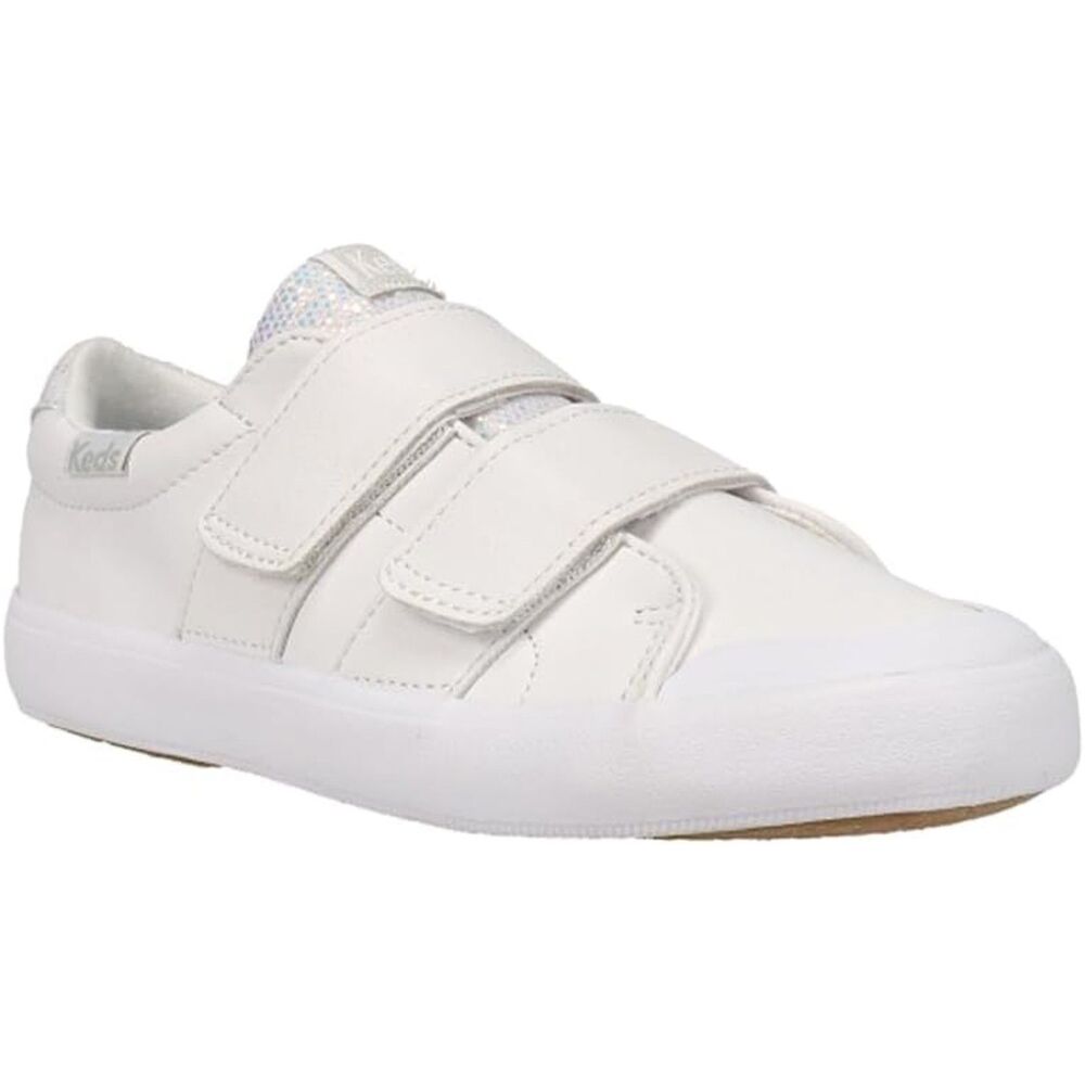 Keds Unisex-Child Courtney HL Leather Sneaker Little Kid 5.5, Double Hook & Loop - Picture 6 of 7